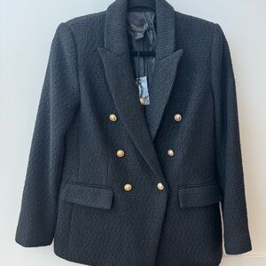 Rachel Zoe Black Double Breasted Women's Blazer